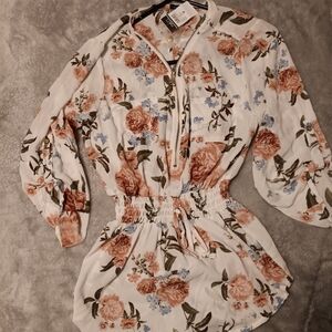 Floral Long Sleeve Blouse